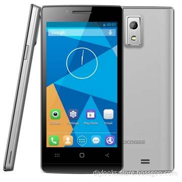 Refurbished Doogee DG450 4GB Silver 4.5-inch 3G Android 4.2.9 Smartphone